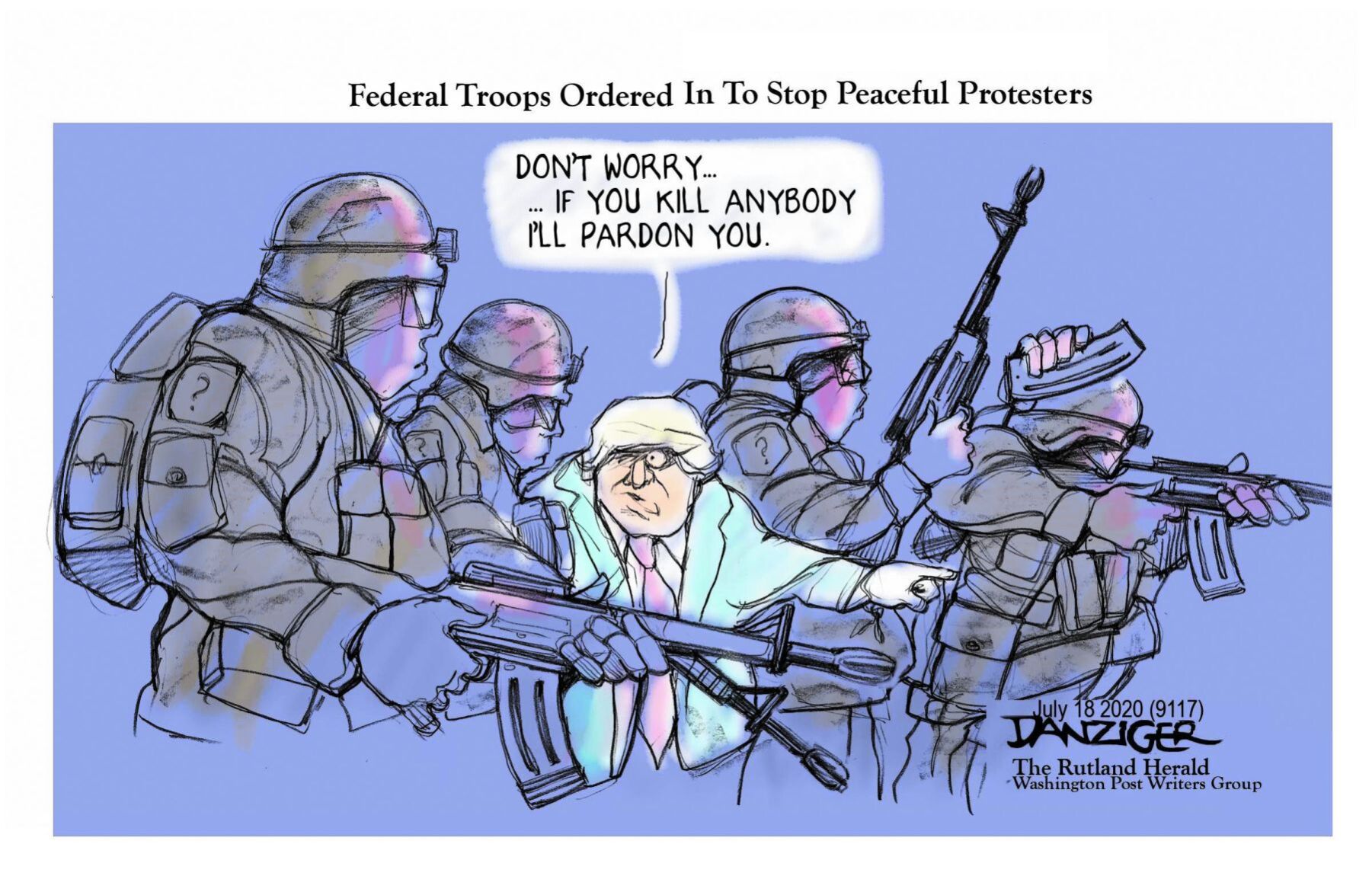 Jeff Danziger cartoon
